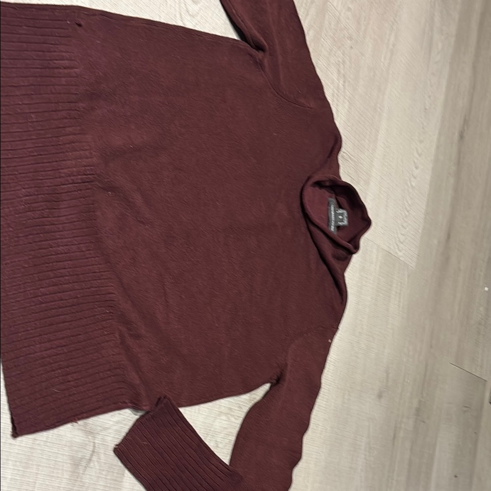 Burgundy Knit Sweater